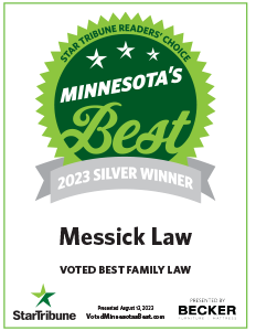Minnesota's Best 2023 Silver Winner Messick Law Voted Best Family Law